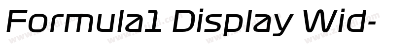 Formula1 Display Wid字体转换 Formula1 Display Wid字体转换